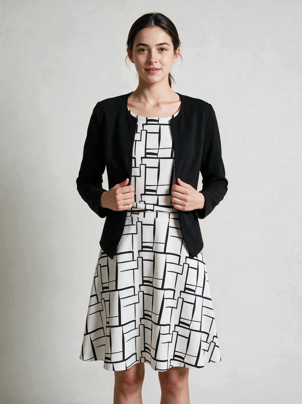 Blazer Negro Corto