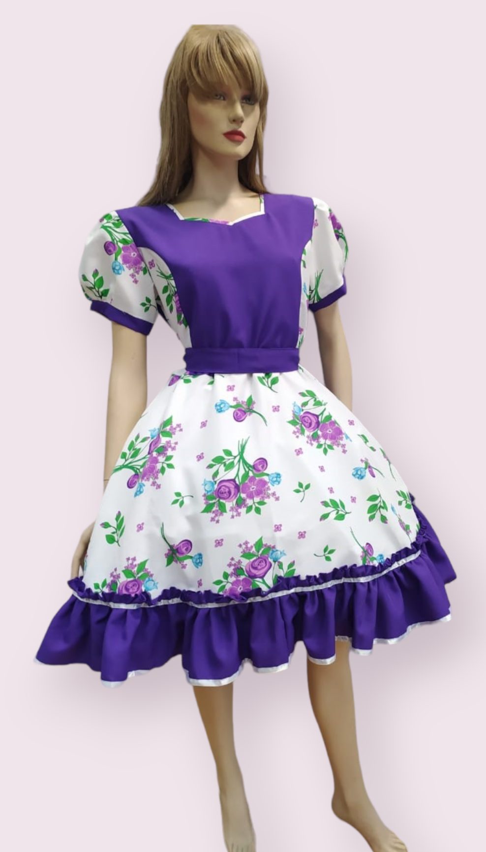 Vestido de Huasa Morado