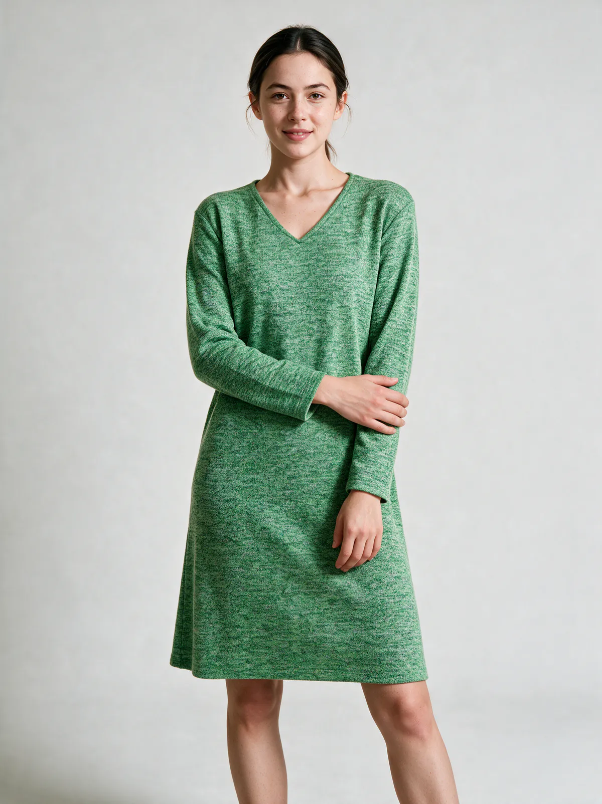 Vestido Verde Punto
